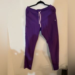 Ultraviolet Figs Scrub Pants.